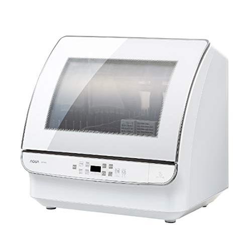 アクア 食器洗い機（ホワイト）【食洗機】【送風乾燥機能付き】 AQUA ADW-GM1-W