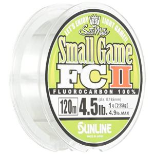 サンライン(SUNLINE) フロロカーボンライン ソルティメイト スモールゲームFC II 120m 1号 4.5lb ナチュラルクリア