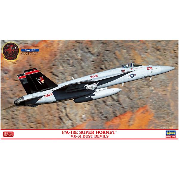 ハセガワ 1/72 アメリカ海軍 F/A-18E スーパーホーネット VX-31 ダストデビルズ プ...