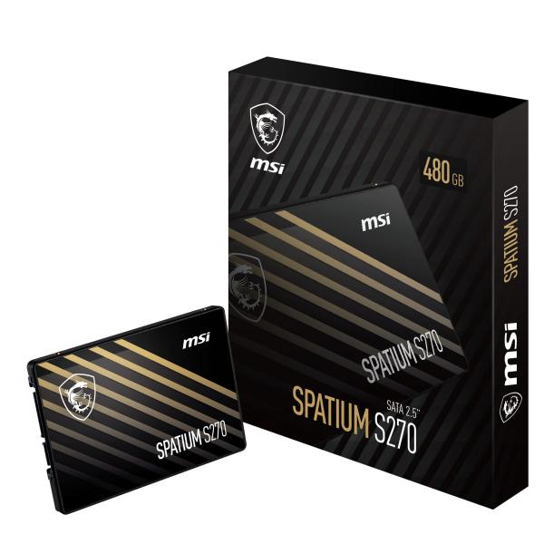 MSI 内蔵SSD 2.5インチ SPATIUM S270シリーズ 480GB S78-440E35...