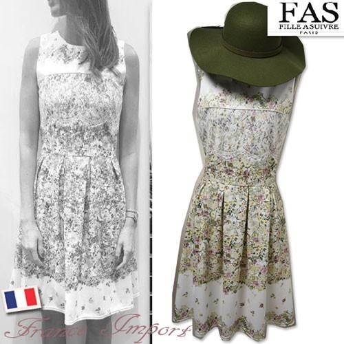 フランス製 FAS  切替 ワンピース  (表記１)