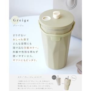 蓋アイボリー タンブラー ストロー付き 蓋付き...の詳細画像3