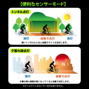 自転車ライト 自転車用ライト USB 充電 式...の詳細画像4