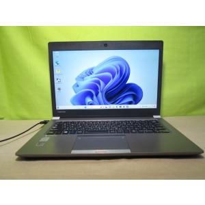 東芝 dynabook R63/P【SSD搭載】　Core i5 5300U　【Win11 Pro】 Libre Office 充電可 長期保証 [87330]｜risemark