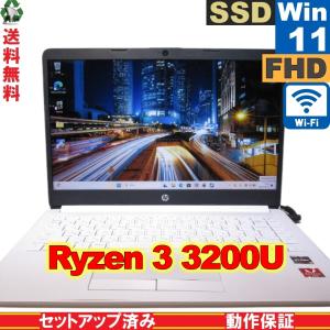 HP 14s-dk0000 7XH15PA#ABJ【M.2 SSD搭載】　AMD Ryzen 3　【Windows11 Home】 Libre Office Wi-Fi USB3.0 Bluetooth HDMI 保証付 [89384]｜risemark