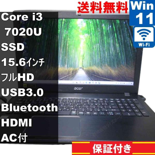 Acer Aspire E5-576-N34G/K【SSD搭載】　Core i3 7020U　8GB...
