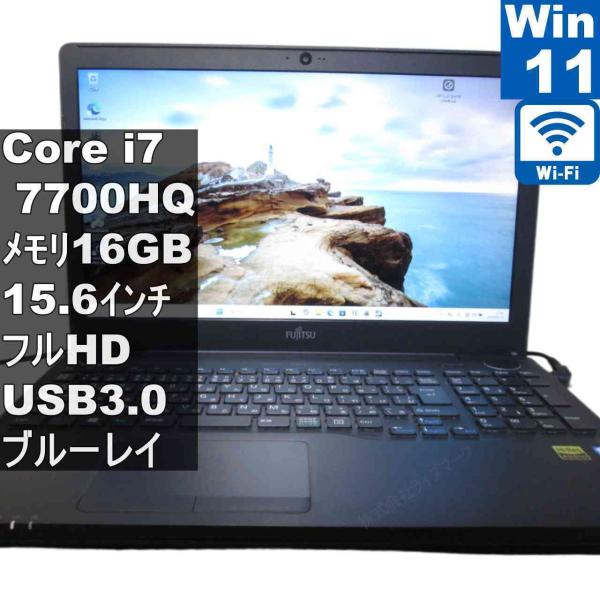 富士通 FMV LIFEBOOK AH53/B2【大容量HDD搭載】　Core i7 7700HQ　...