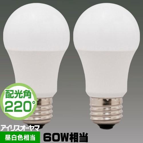 アイリスオーヤマ LDA7N-G-6T52P LED電球 一般電球形 60W相当 昼白色相当 広配光...