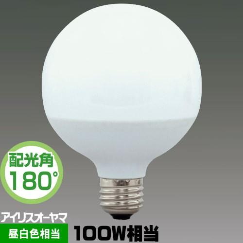 アイリスオーヤマ LDG12N-G-10V4 LED電球 ボール球形 100W相当 昼白色相当 LD...