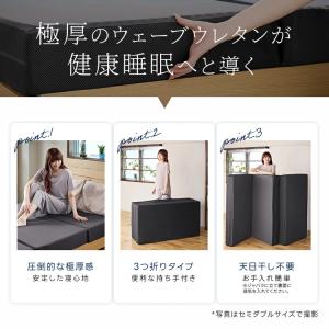 【枕セット】極厚 マットレス & 高反発まくら...の詳細画像1