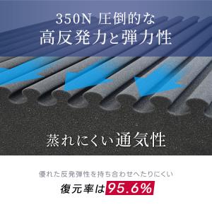 【枕セット】極厚 マットレス & 高反発まくら...の詳細画像2