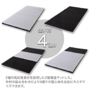 マットレス セミダブル 高反発 三つ折り ハイ...の詳細画像3