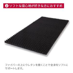 マットレス セミダブル 高反発 三つ折り ハイ...の詳細画像5