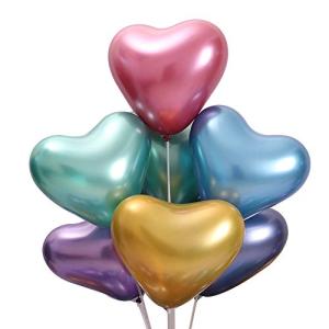 Skingwa パーティー 風船 ラテックス 風船 メタリック 誕生日 ウェディング シャワー デコレーション用 50ピース 混合 カラー