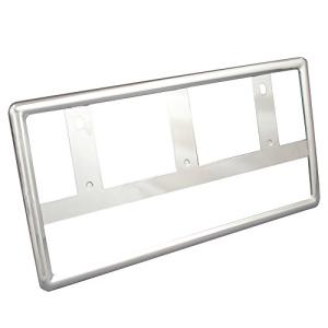 槌屋ヤック ナンバーフレーム REFIND FRAME メッキ PF-275