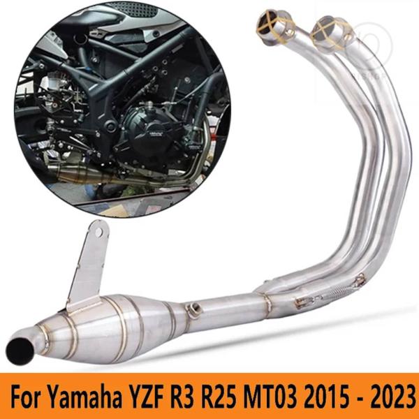 【並行輸入品】YZF R3 R25 MT03 エキゾースト バイク エスケープ モト フルシステム ...