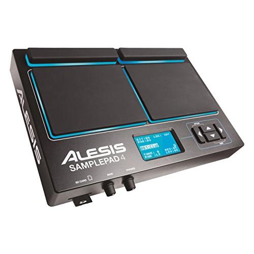 Alesis サンプリングパッド 4つのドラムパッド 電子パーカッション MIDI端子 SDカード対...