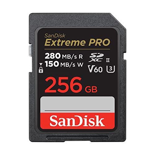 SanDisk 256GB Extreme PRO SDXC UHS-II - C10 U3 V60...
