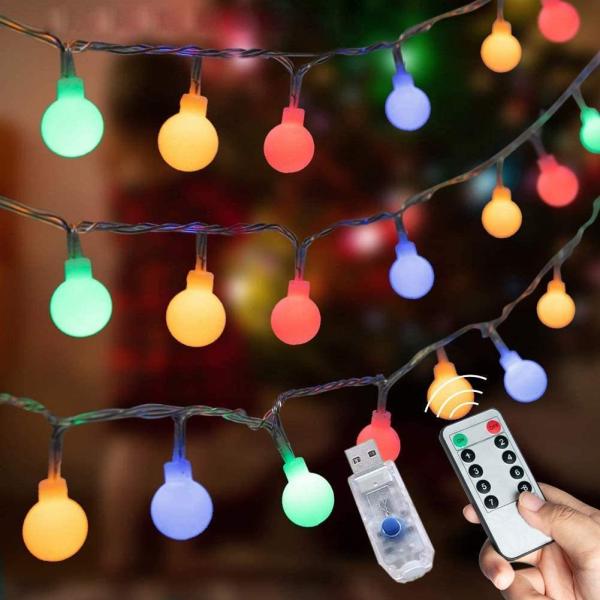 LEDストリングライト ガーランド 電飾 フェアリーライト 装飾ライト クリスマスツリー ライト 防...