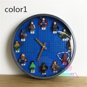 LEGOレゴ互換品 時計 アベンジャーズ マーベル キャプテンアメリカ ブロック 知育玩具 趣味 教...