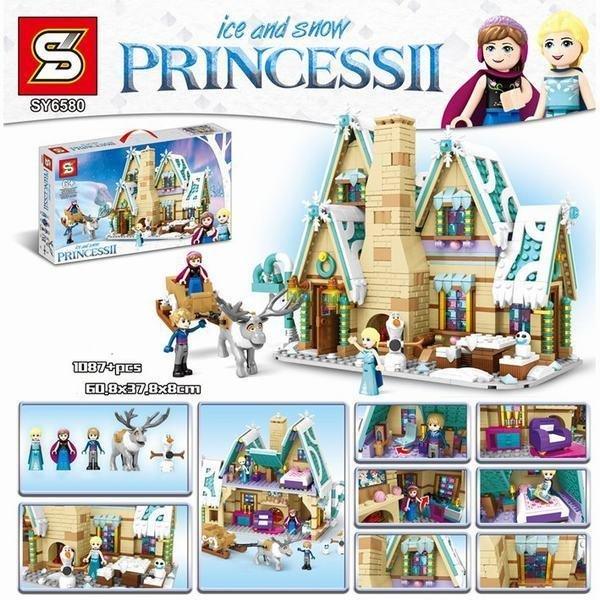 LEGOレゴ互換品 プリンセス アナと雪の女王II ジンジャーブレッド屋 ブロック 子供 女の子 知...