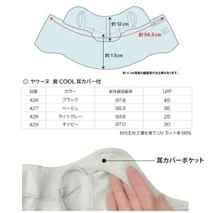 ヤケーヌ 爽クール 耳カバー付き スナップボタ...の詳細画像1