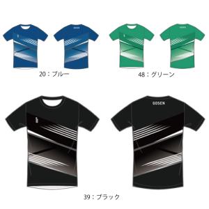 ゴーセン 昇華 Ｔシャツ  JPT41 数量限定品 2024年 3月末 発売 春夏｜rising-sports