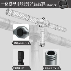 ドライバーセット 24in1 ラチェット 磁気...の詳細画像4
