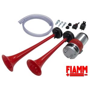 ★ファイアムFIAMMエア－ホーン★ FIAMM(フィアム) 2連エアーホーン フェラーリホーン O-SPORT : カー