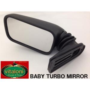 ビタローニ ベビーターボミラー 汎用ドアミラー 左右共通形状 片側 単品1個  vitaloni BABY TURBO MIRROR｜rising2013m