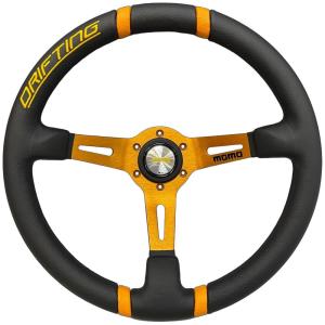 正規輸入品 モモ ステアリング ドリフティング 35パイ オレンジ MOMO DRIFTING 85mmディープコーン｜rising2013m