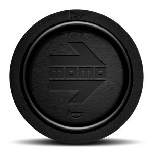 ホーンボタン付き　当時物　正規品35 MOMO（モモ） 正規品 ホーンボタン MOMO ARROW BLACK LEATHER アロー