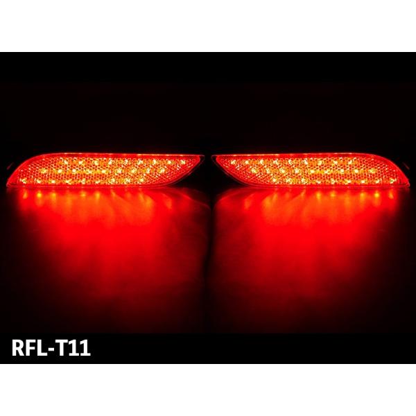 ジュナック LEDリフレクター RFL-T11 カムリハイブリッド AXVH70,75 RX350 ...