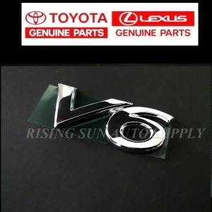 トヨタ（TOYOTA） 純正 V6 エンブレム TOYOTA LEXUS レクサス 海外