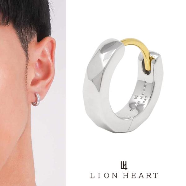 ライオンハート for Gift “THE EDGE” カッティングフープピアス/シルバー925 (...