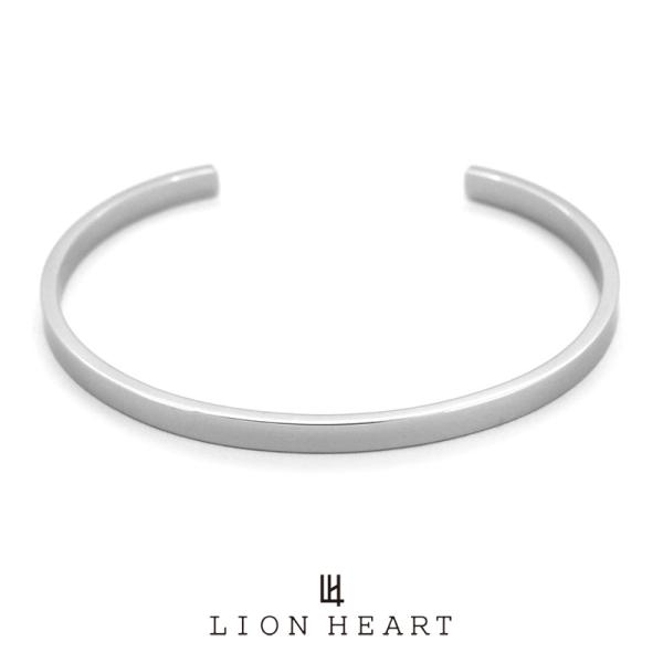 ライオンハート LH-1 スクエア バングル サージカルステンレス (手首周りサイズ 14cm〜17...