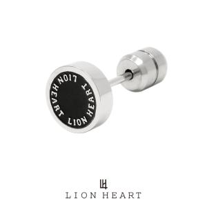 ライオンハート LH-1 サークルコイン スタッズピアス サージカルステンレス 03EA0285SV LION HEART 1点売り 片耳用 メンズ