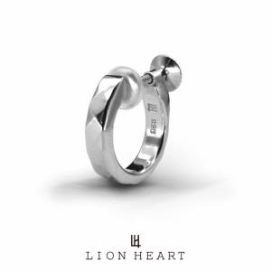ライオンハート for Gift シルバーイヤリング カッティング シルバー925 1ER004A0SV LION HEART 1点売り 片耳用 メンズイヤリング 人気ブランド