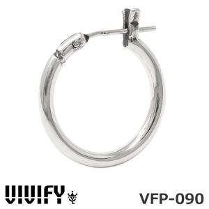 ビビファイ フープピアス Lサイズ シルバー925 VIVIFY VFP-090 Hoop Pierce (L) 1点売り 片耳用 ネコポス｜rismtown-y