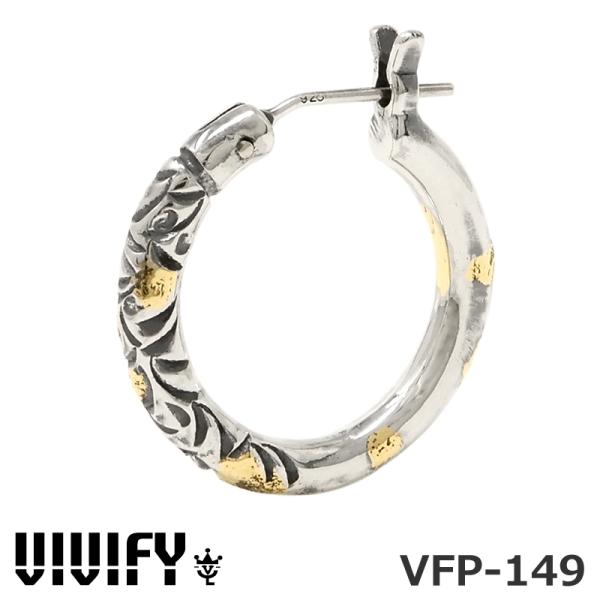 ビビファイ アラベスク フープピアス Lサイズ シルバー925 金鑞(ろう) VIVIFY VFP-...