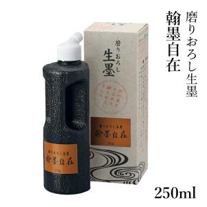 墨液 呉竹 磨りおろし生墨 翰墨自在 250g｜rissei