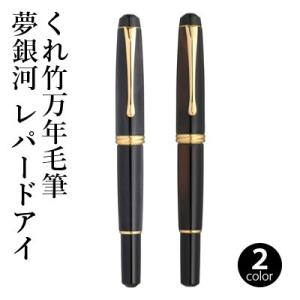 万年毛筆ペン 呉竹 くれ竹万年毛筆 夢銀河 レパードアイ 中字 全2色