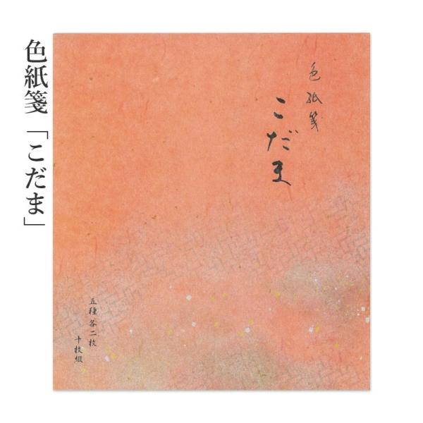 色紙 色紙箋 こだま 5種各2枚 10枚入り
