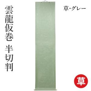 仮巻 書道 雲龍仮巻 半切判
