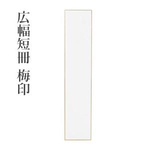 色紙 書道 広幅短冊 梅印 10枚