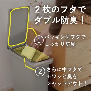 ゴミ箱 防臭ペール 20S フタ付き 20リッ...の詳細画像4