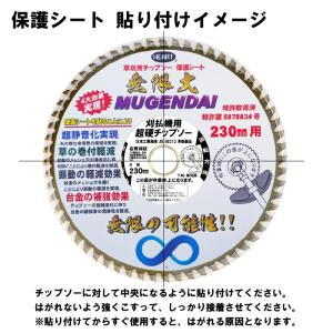 草刈り用 チップソー 230mm×60P 超軽...の詳細画像3