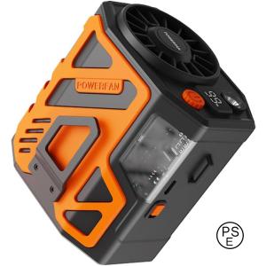 扇風機 腰掛け扇風機 強力 ワークマン ポータブル 首かけ ベルトファン ネッククーラー ハンディファン 100段階 懐中電灯 USB充電式 携帯扇風機 熱中症対策