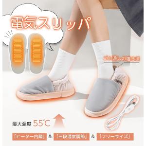 電気スリッパ フットウォーマー USB給電式 ...の詳細画像1