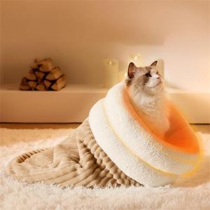 猫 布団 猫寝袋 かわいい ペットベッド ペッ...の詳細画像1